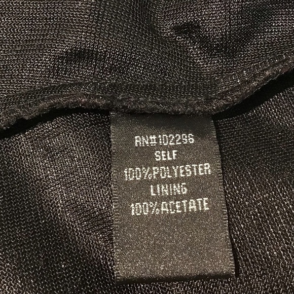 Connected black swing crushed velvet open front unstructured jacket. Size S - Picture 5 of 6